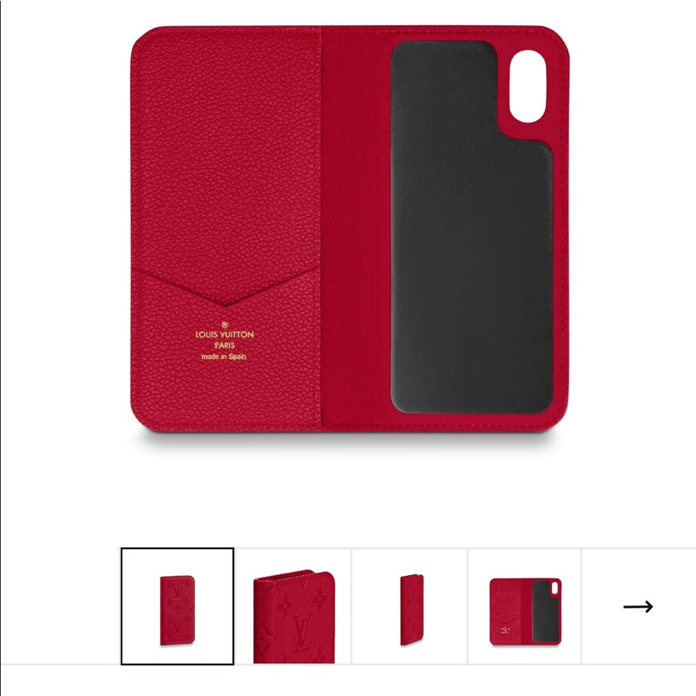 🚫SOLD🚫Louis Vuitton iphoneX folio case